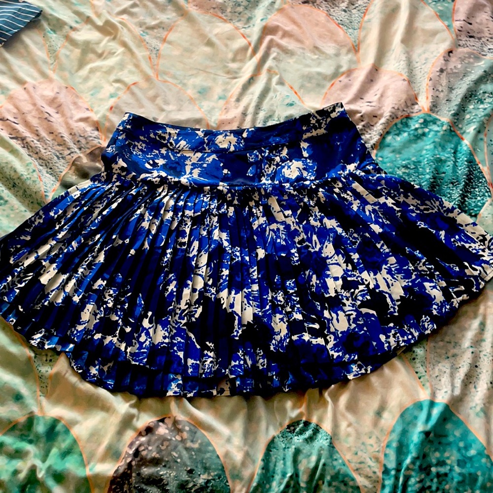 Piperlime pleated mini-skirt